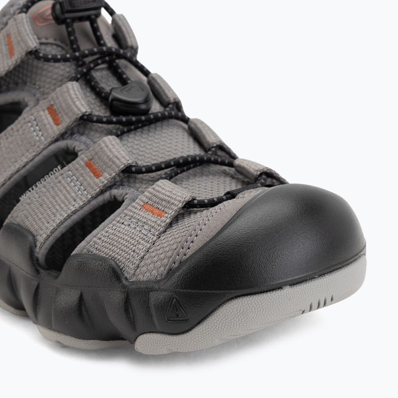 Sandale pentru bărbați KEEN Hyperport H2 steel grey/burnt brick 7