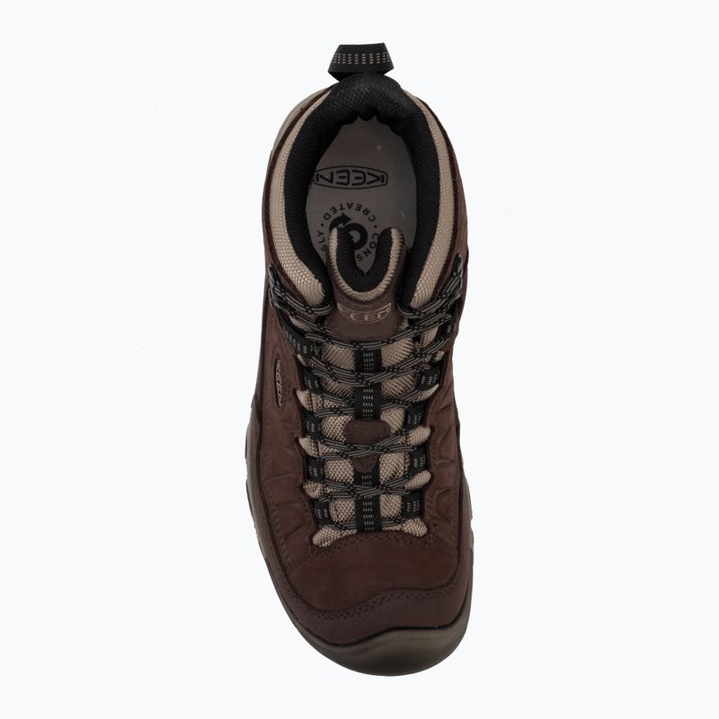 Încălțăminte de trekking pentru bărbați KEEN Targhee IV Mid Wp java/bridnle 5