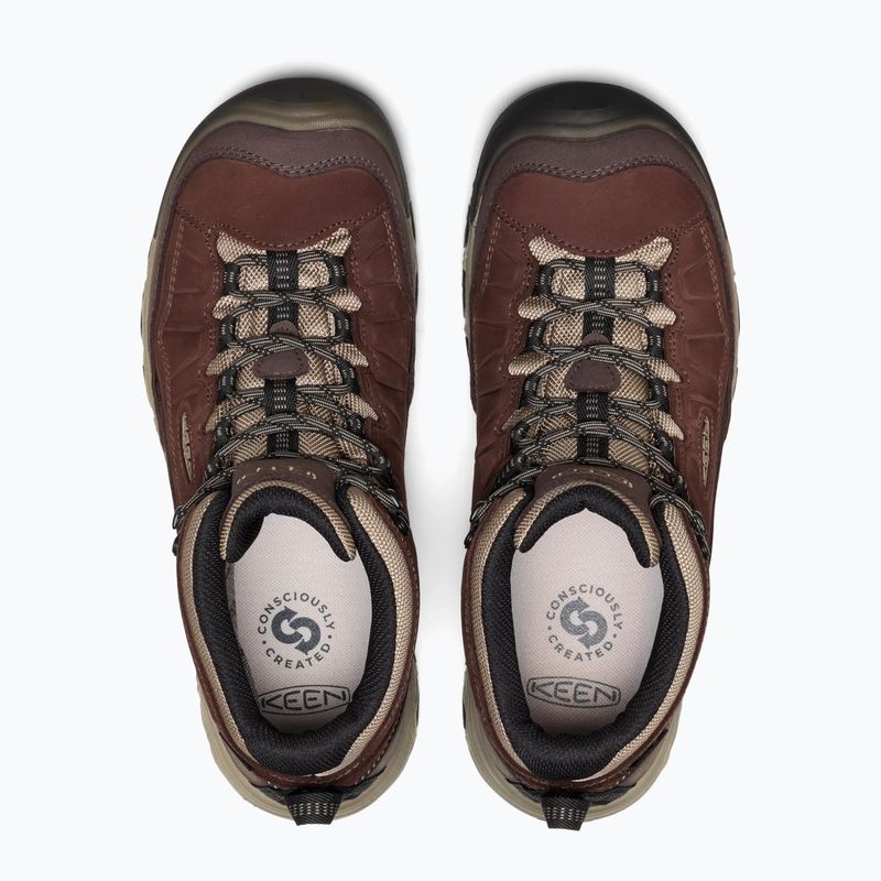 Încălțăminte de trekking pentru bărbați KEEN Targhee IV Mid Wp java/bridnle 5