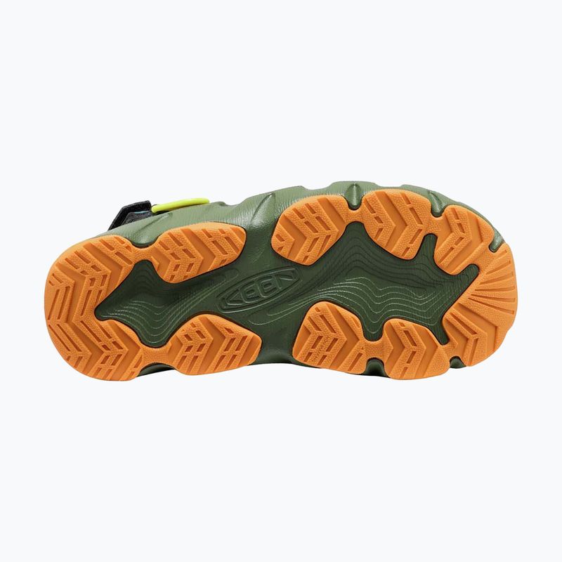 Sandale pentru copii KEEN Hyperflt green/orange peel 6