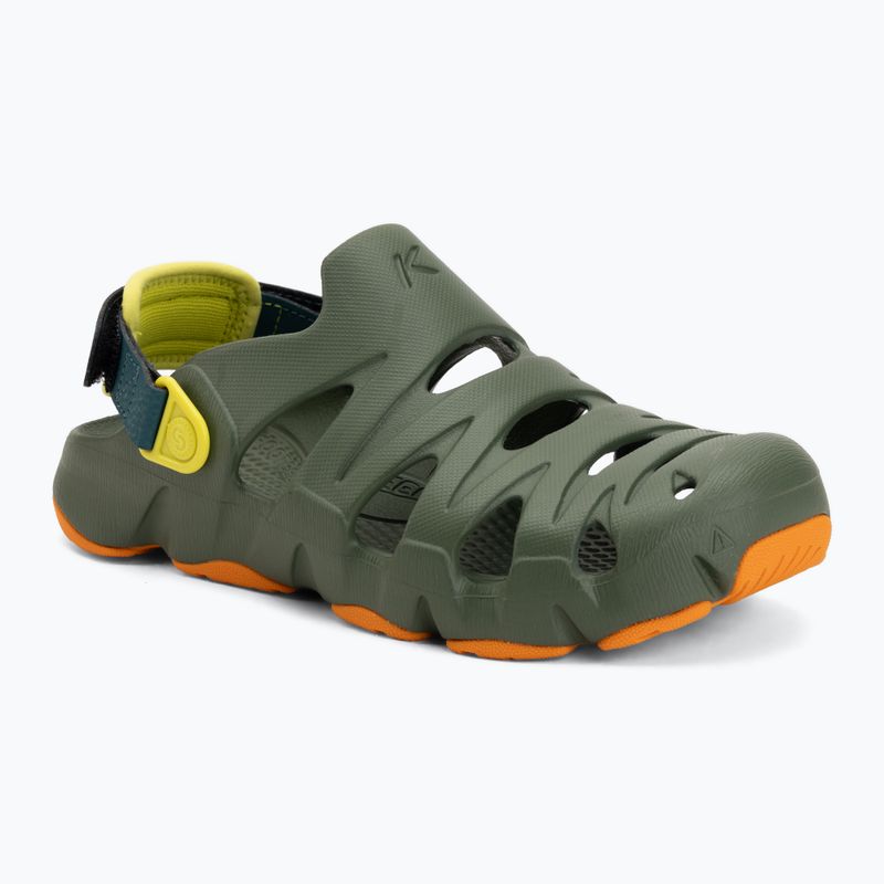 Sandale pentru copii KEEN Hyperflt green/orange peel 2