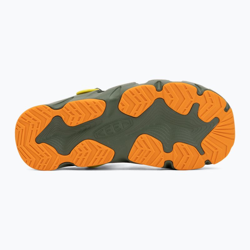 Sandale pentru copii KEEN Hyperflt green/orange peel 5