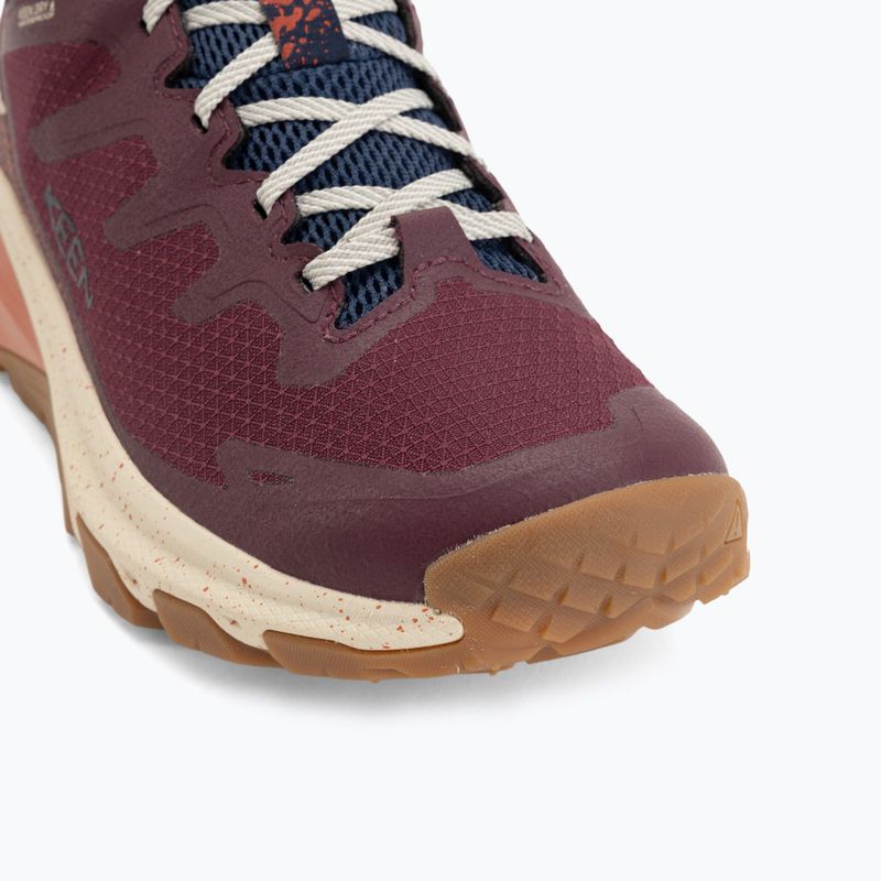 Încălțăminte de trekking pentru femei KEEN Targhee Apex Mid Wp fig/burnt brick 7