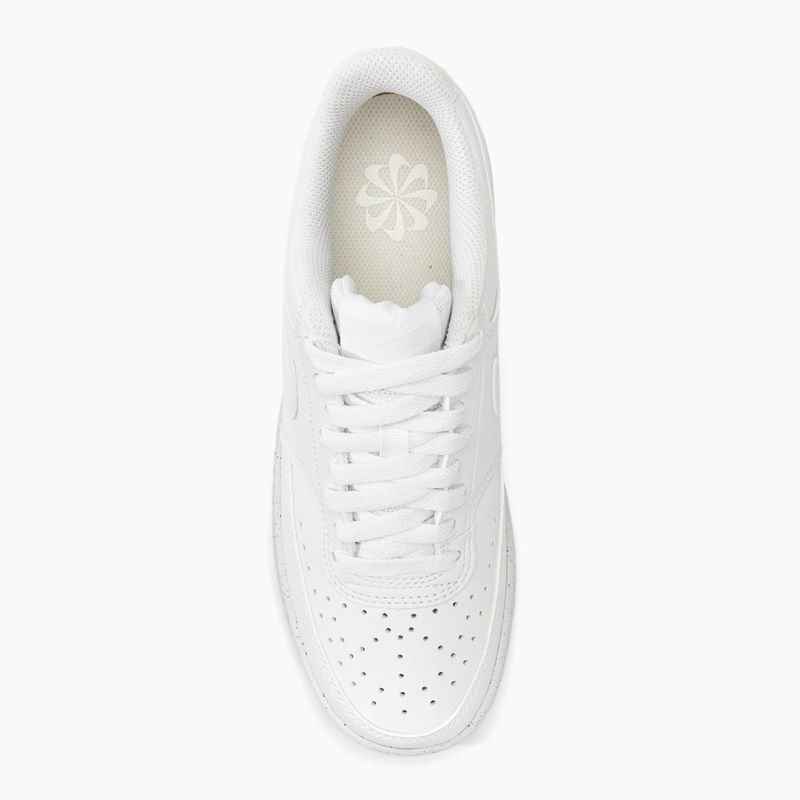 Pantofi sport damă Nike Court Vision Low Next Nature white/white/white 6