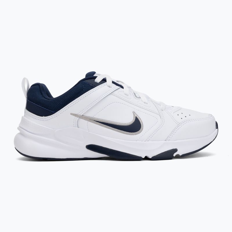 Încălțăminte de antrenament pentru bărbați Nike Defy All Day white/metallic silver/midnight navy 2