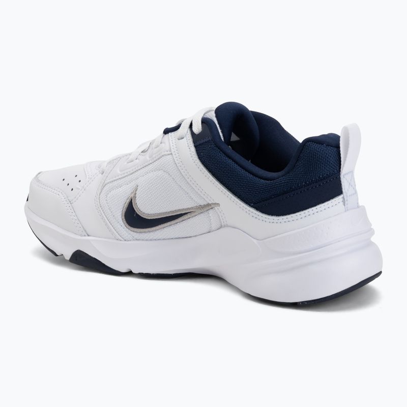 Încălțăminte de antrenament pentru bărbați Nike Defy All Day white/metallic silver/midnight navy 3