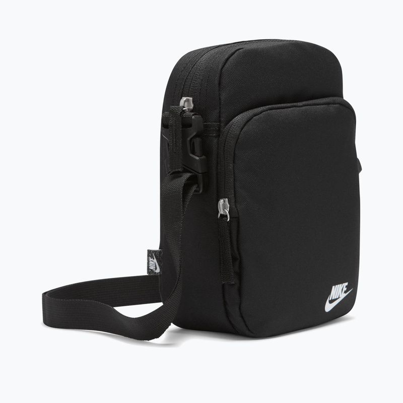 Borsetă Nike Heritage 4 l black/black/white 2