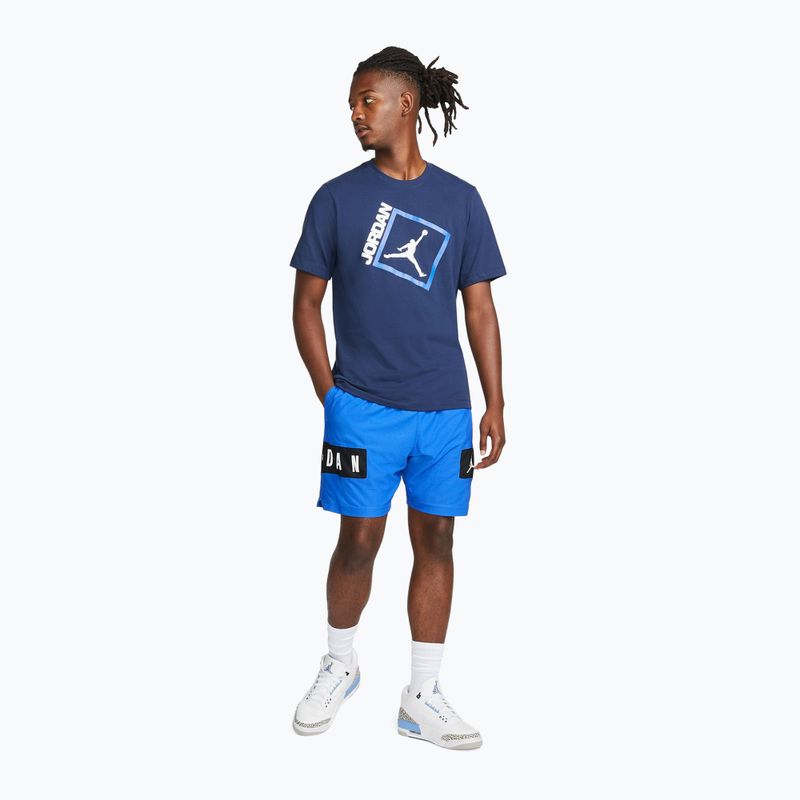 Koszulka męska  Nike Jordan Jumpman Box midnight navy/white 2
