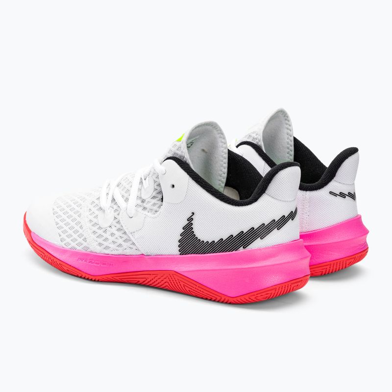 Pantofi de volei Nike Zoom Hyperspeed Court SE alb/negru/crimson aprins 3