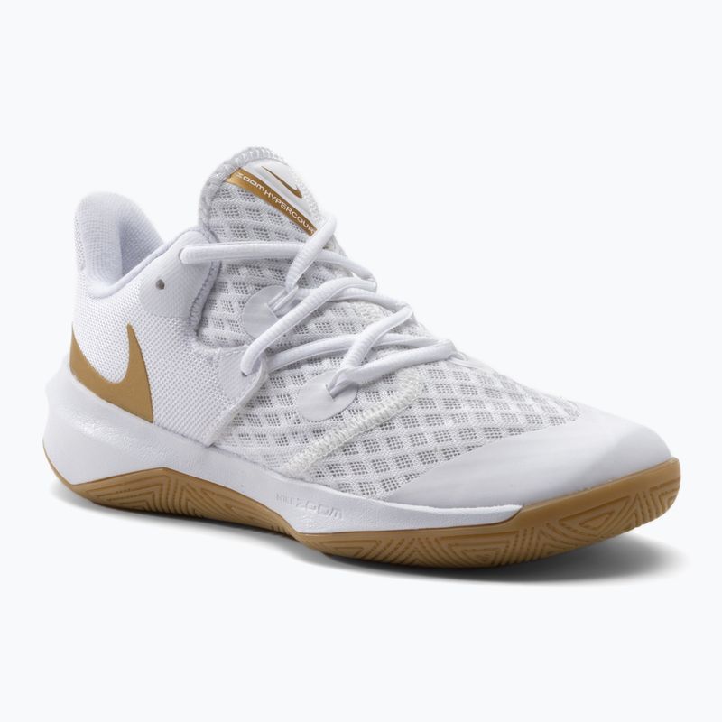 Pantofi de volei Nike Zoom Hyperspeed Court SE alb/auriu
