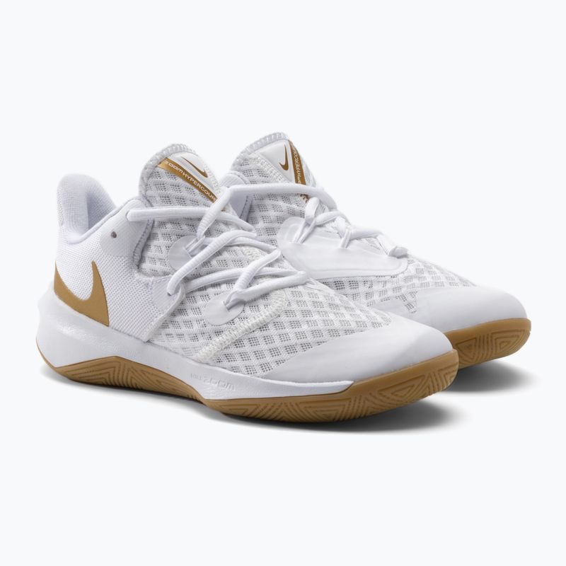 Pantofi de volei Nike Zoom Hyperspeed Court SE alb/auriu 6