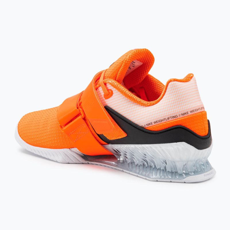 Încălțăminte de ridicare greutăți  Nike Romaleos 4 orange/black/white 3