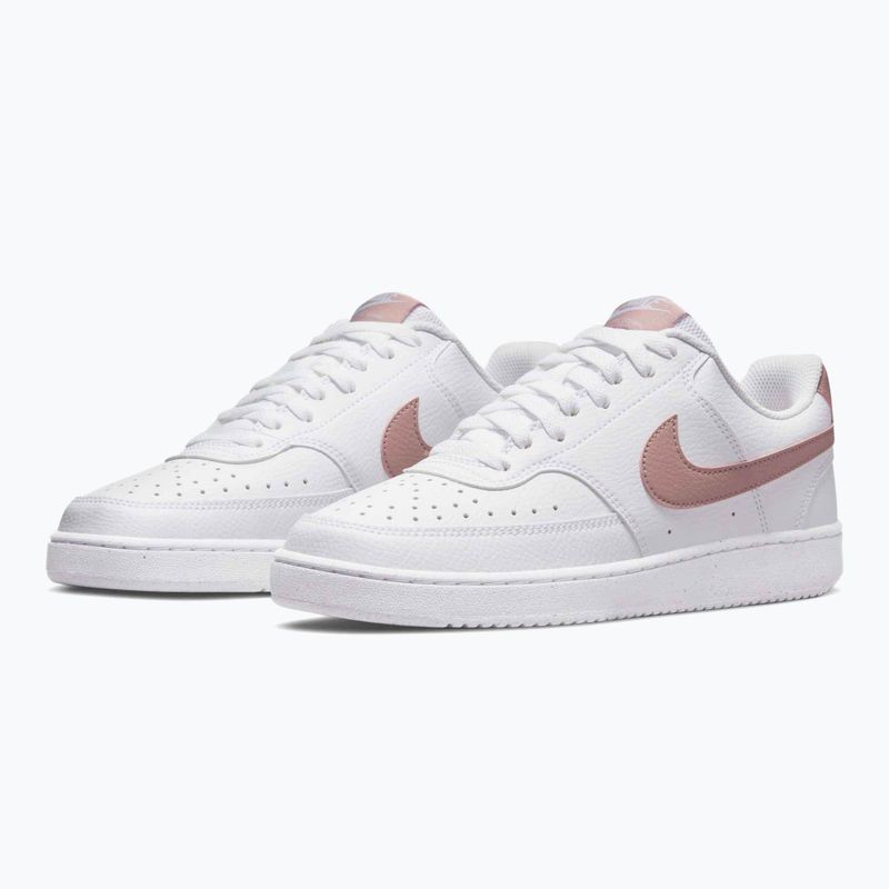 Încălțăminte pentru femei Nike Court Vision Low Next Nature white/pink oxford 3
