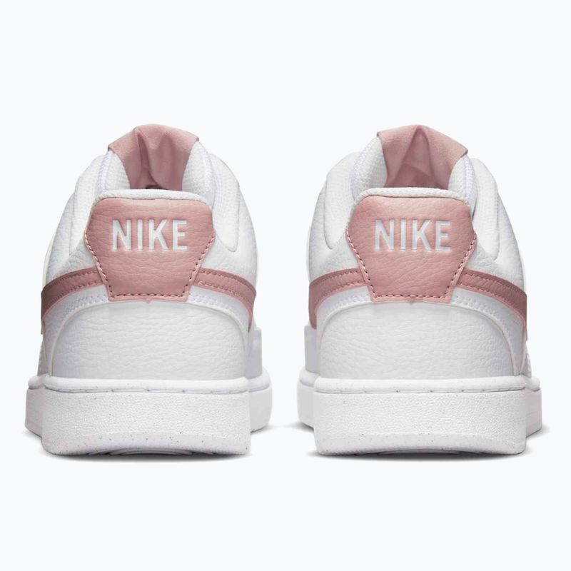 Încălțăminte pentru femei Nike Court Vision Low Next Nature white/pink oxford 4