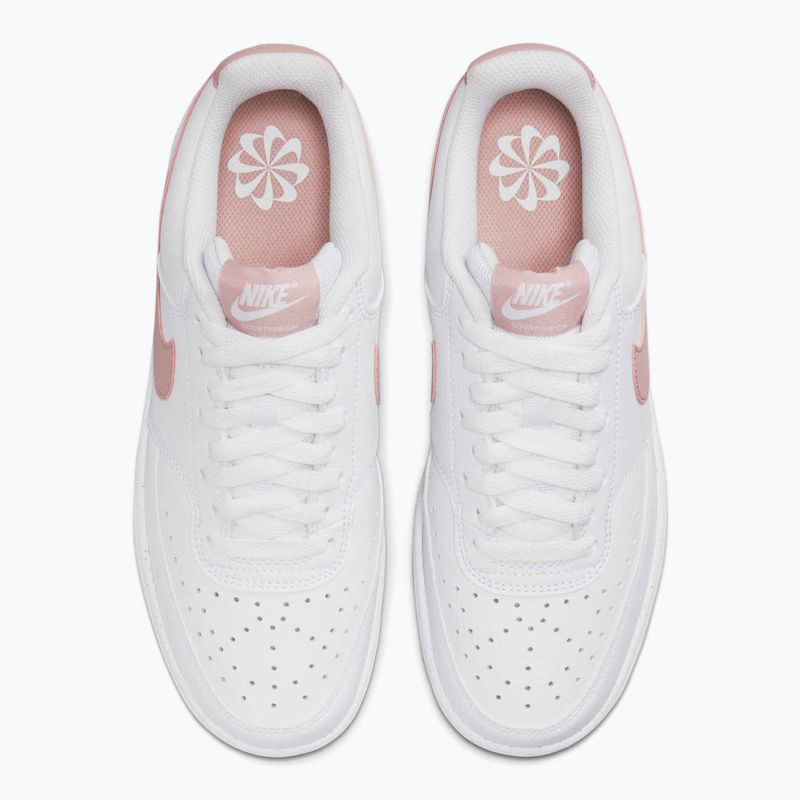 Încălțăminte pentru femei Nike Court Vision Low Next Nature white/pink oxford 5