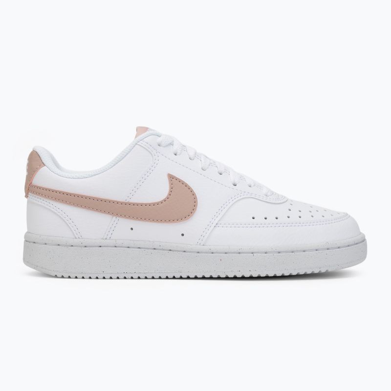 Încălțăminte pentru femei Nike Court Vision Low Next Nature white/pink oxford 2