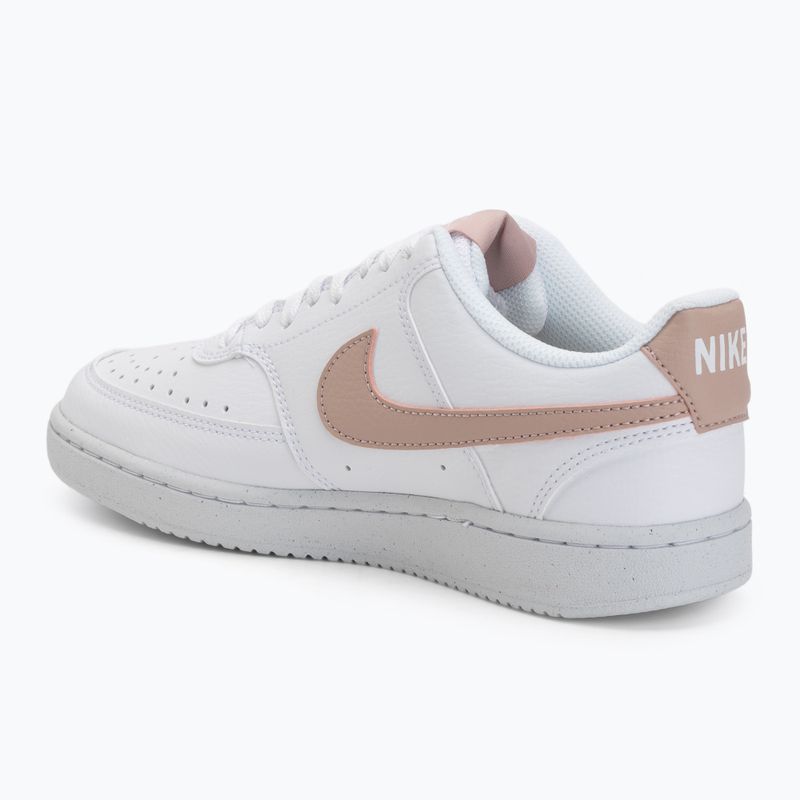 Încălțăminte pentru femei Nike Court Vision Low Next Nature white/pink oxford 3