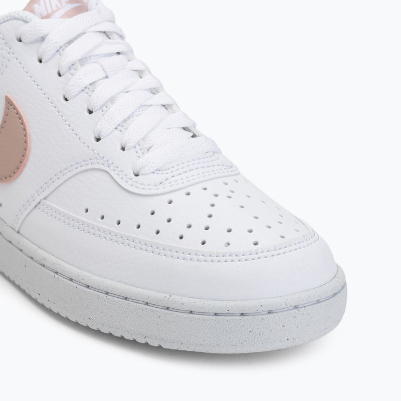 Încălțăminte pentru femei Nike Court Vision Low Next Nature white/pink oxford 7