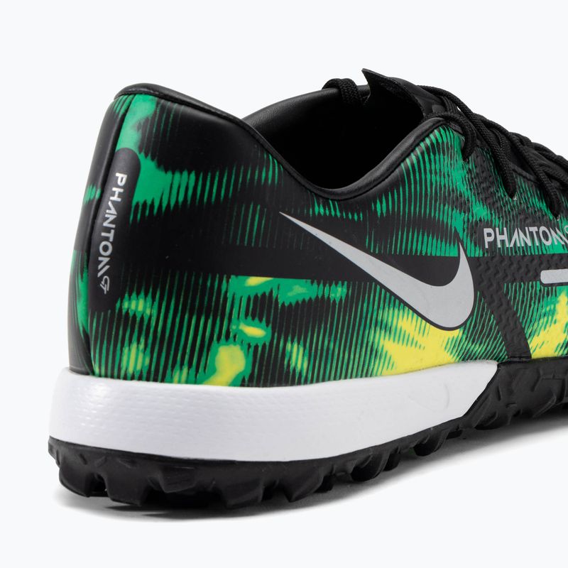 Nike Phantom GT2 Academy SW SW TF bărbați ghete de fotbal negru DM0725-003 8
