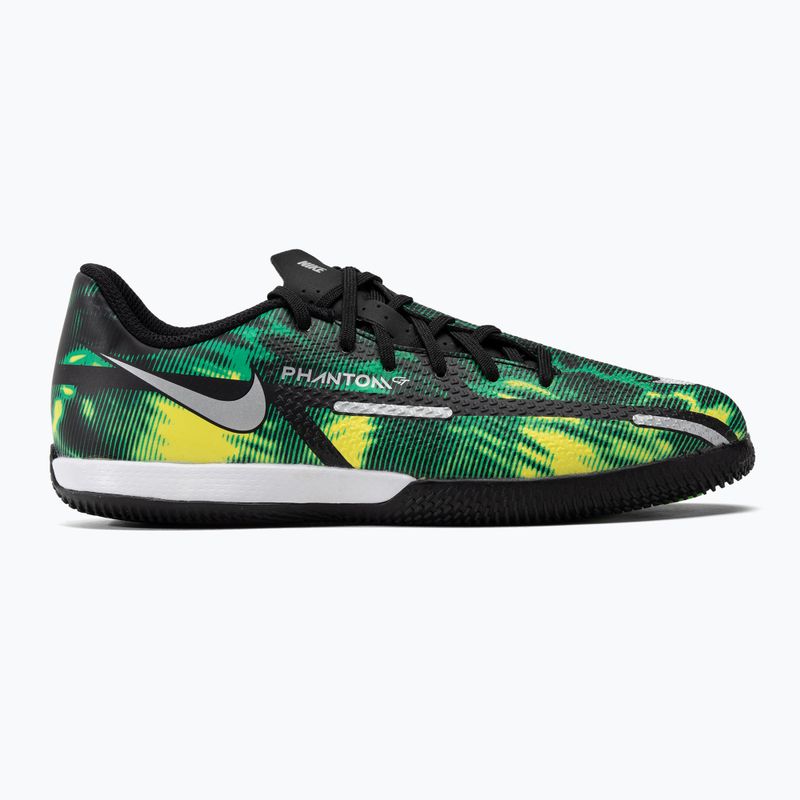Nike Phantom GT2 Academy SW SW IC Jr ghete de fotbal pentru copii verde DM0749-003 2