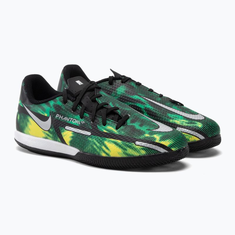 Nike Phantom GT2 Academy SW SW IC Jr ghete de fotbal pentru copii verde DM0749-003 5