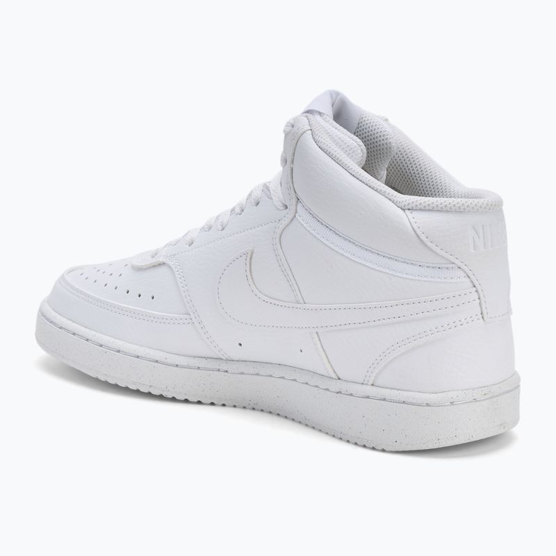 Încălțăminte pentru bărbați Nike Court Vision Mid Next Nature white/white/white 3