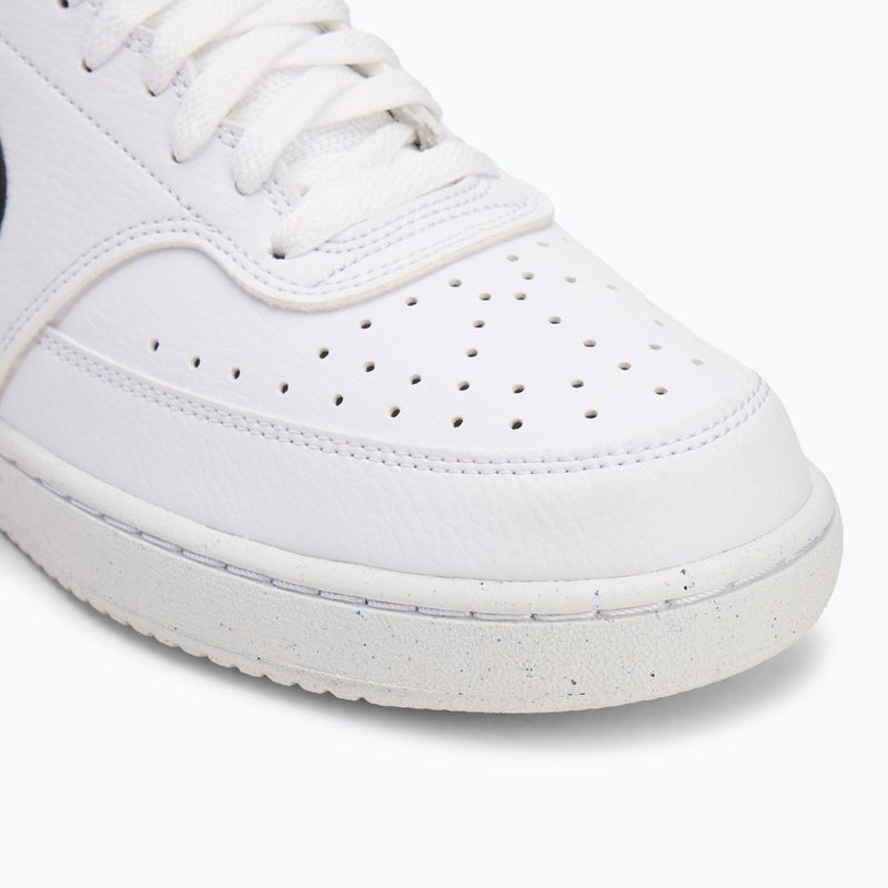 Încălțăminte pentru bărbați Nike Court Vision Mid Next Nature white/white/black 7