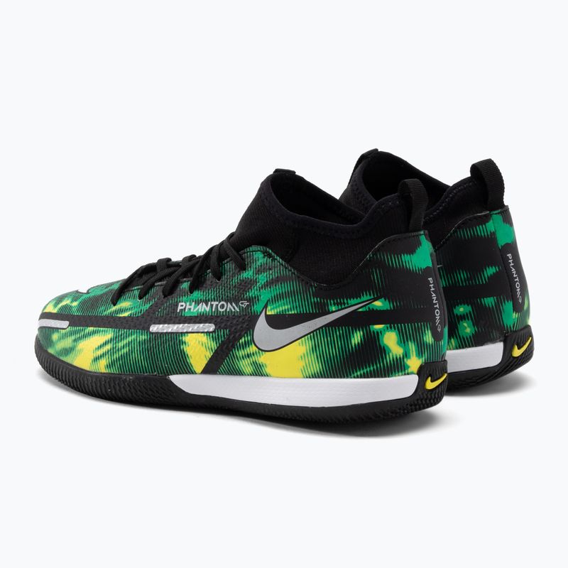 Nike Phantom GT2 Academy DF SW SW IC Jr copii ghete de fotbal verde DM0740-003 3