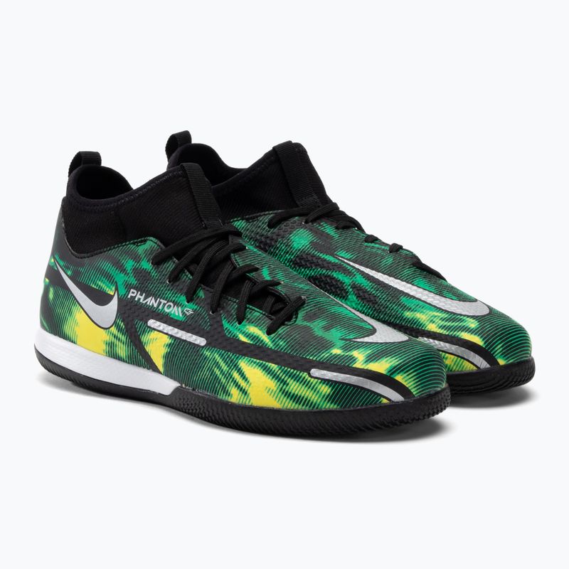 Nike Phantom GT2 Academy DF SW SW IC Jr copii ghete de fotbal verde DM0740-003 5