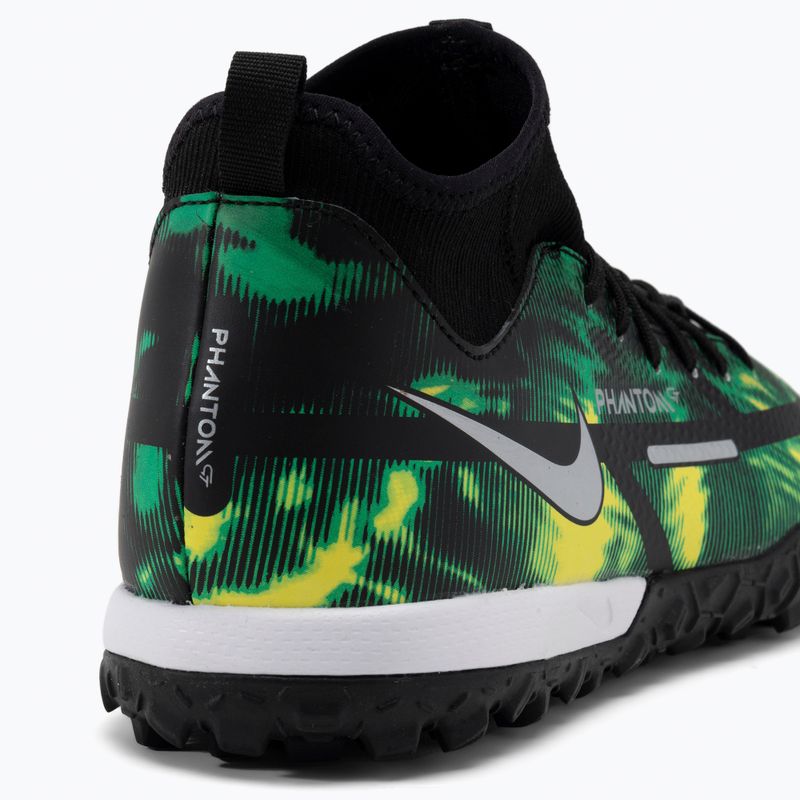 Nike Phantom GT2 Academy DF SW SW TF Jr ghete de fotbal pentru copii negru DM0741-003 8