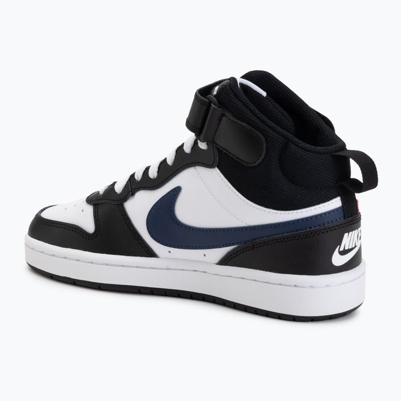 Încălțăminte pentru copii Nike Court Borough Mid 2 white/white/black/university red 3