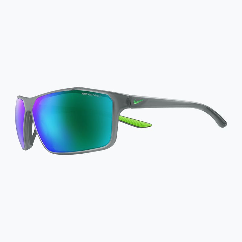 Ochelari de soare pentru bărbați Nike Windstorm matte dark grey/grey/green 5