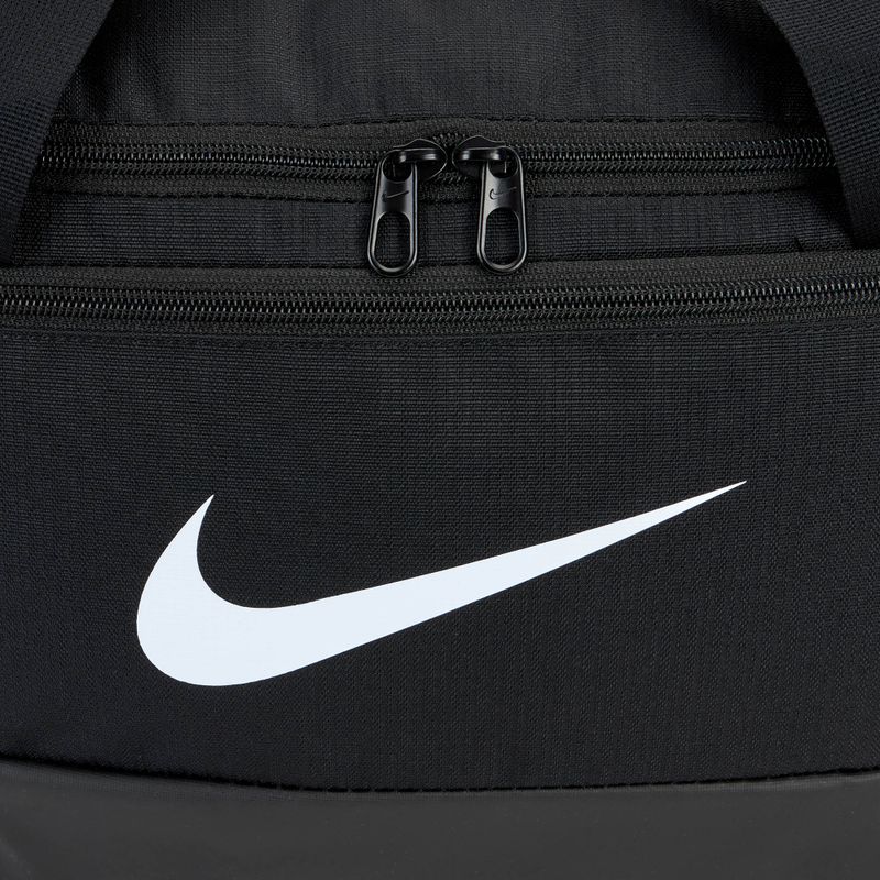 Geantă de antrenament Nike Brasilia 9.5 Duffle 25 l black/black/white 4