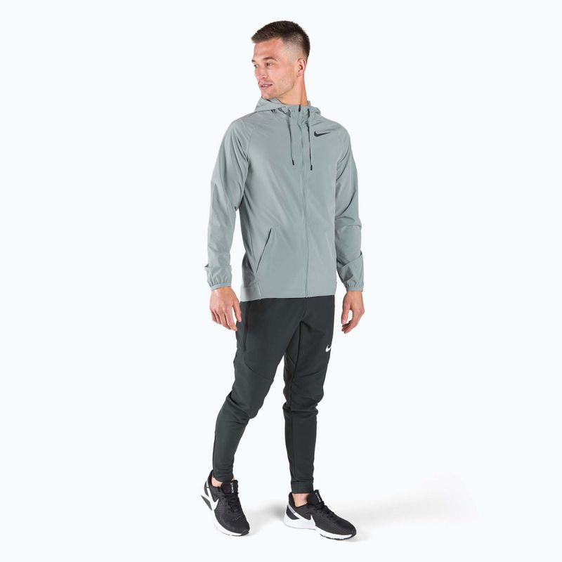 Jachetă de antrenament pentru bărbați Nike Pro Dri-FIT Flex Vent Max 73 gri DM5946-073 2