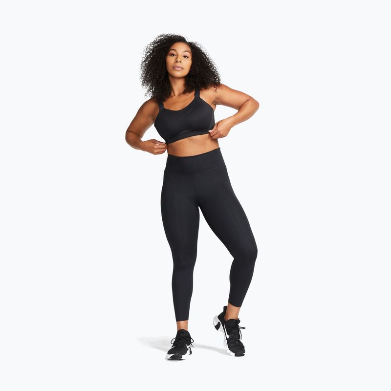 Sutien de antrenament Nike Alpha High-Support black/black/dark smoke grey/dark smoke grey 2