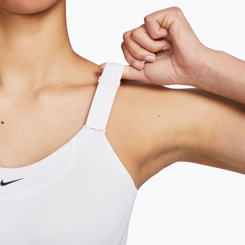 Sutien de antrenament Nike Alpha High-Support white/white/stone mauve/black 6