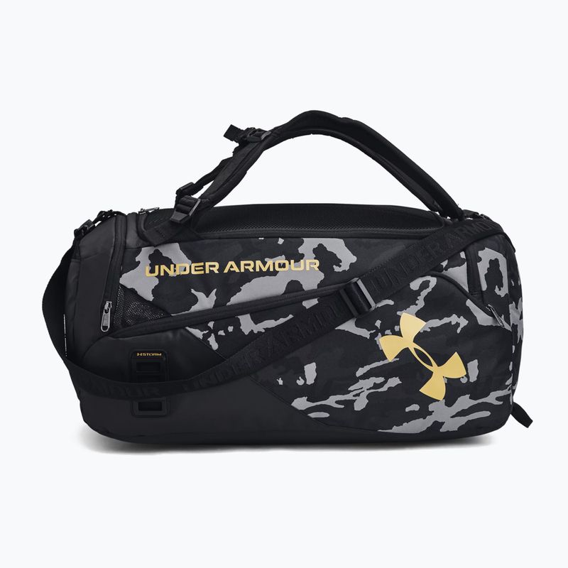 Under Armour Contain Duo Duffle M sac de antrenament negru-gri 1361226-002