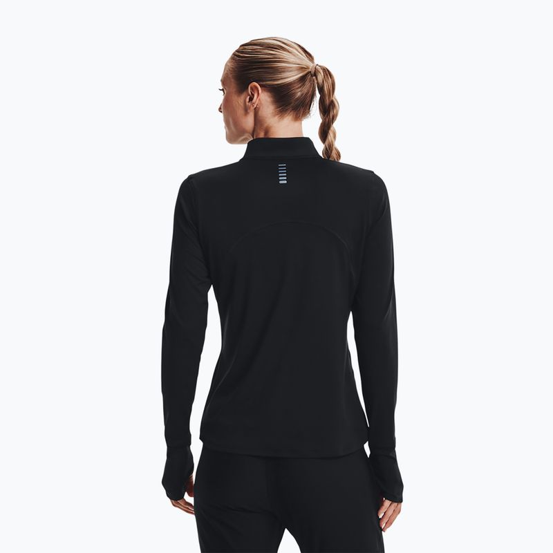 Under Armour Qualifier Run 2.0 Half Zip tricou de alergare pentru femei negru 1365632 3