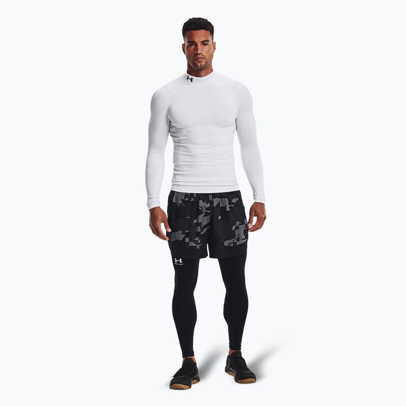 Longsleeve de antrenament pentru bărbați  Under Armour Comp Mock UA Armour white/black 2