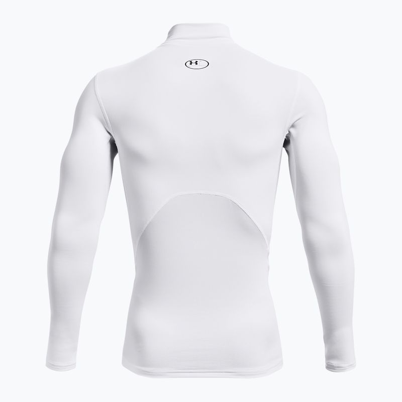 Longsleeve de antrenament pentru bărbați  Under Armour Comp Mock UA Armour white/black 6