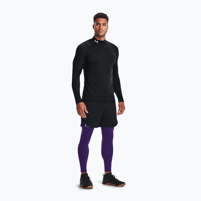 Longsleeve de antrenament pentru bărbați Under Armour Comp Mock UA Armour black/white 2