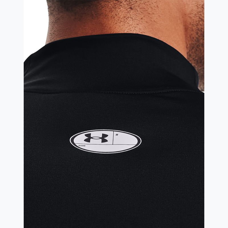 Longsleeve de antrenament pentru bărbați Under Armour Comp Mock UA Armour black/white 4