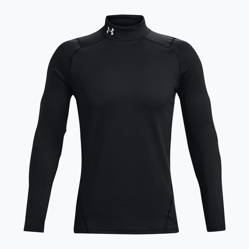 Longsleeve de antrenament pentru bărbați Under Armour Comp Mock UA Armour black/white 5