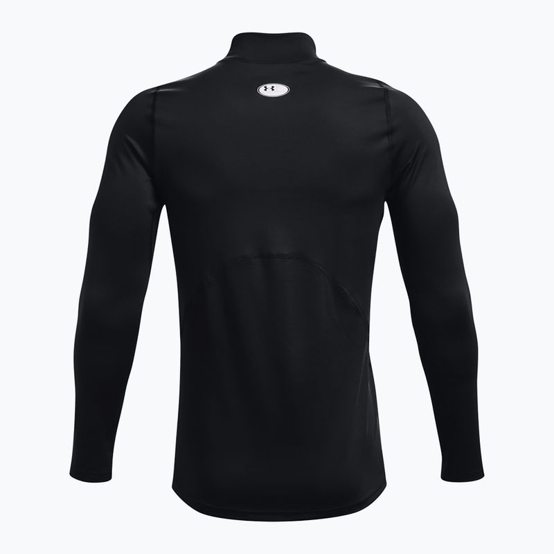 Longsleeve de antrenament pentru bărbați Under Armour Comp Mock UA Armour black/white 6