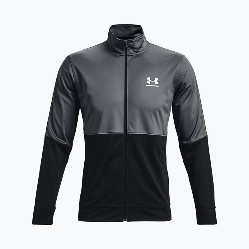 Tricou de antrenament Under Armour Pique Track gri pentru bărbați 1366202 4