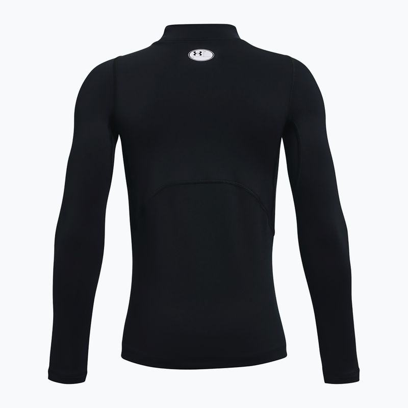 Bluză de antrenament cu mânecă lungă Under Armour Cg Armour Mock black/white 2