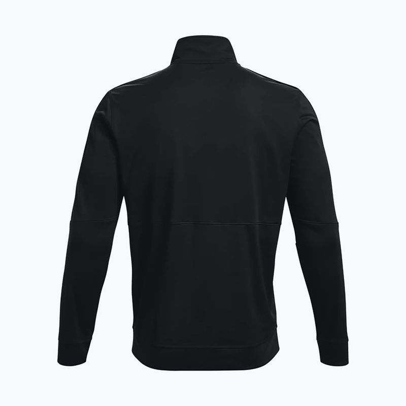 Under Armour Pique Track bluză de antrenament pentru bărbați negru 1366202 2