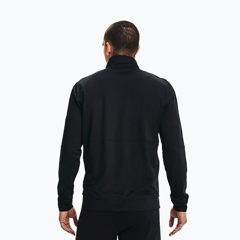 Under Armour Pique Track bluză de antrenament pentru bărbați negru 1366202 4