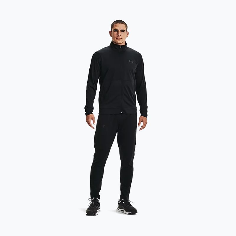 Under Armour Pique Track bluză de antrenament pentru bărbați negru 1366202 5