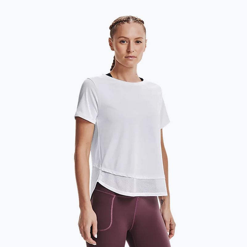 Under Armour UA Tech Vent SS tricou de antrenament pentru femei alb 1366129